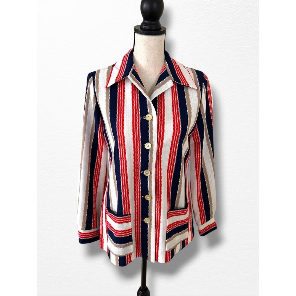 Vintage 1970s Barclay Square Americana Leisure Jacket, Size 14
